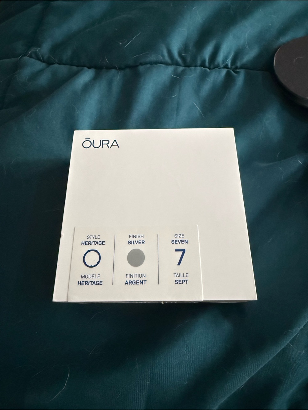 Oura Ring Generation 3 Silver - Size 7